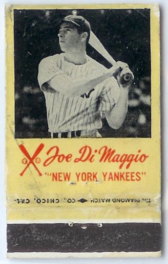 1940 Diamond Matchbook DiMaggio